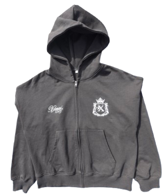 Royal Tracksuits Black Zip Up