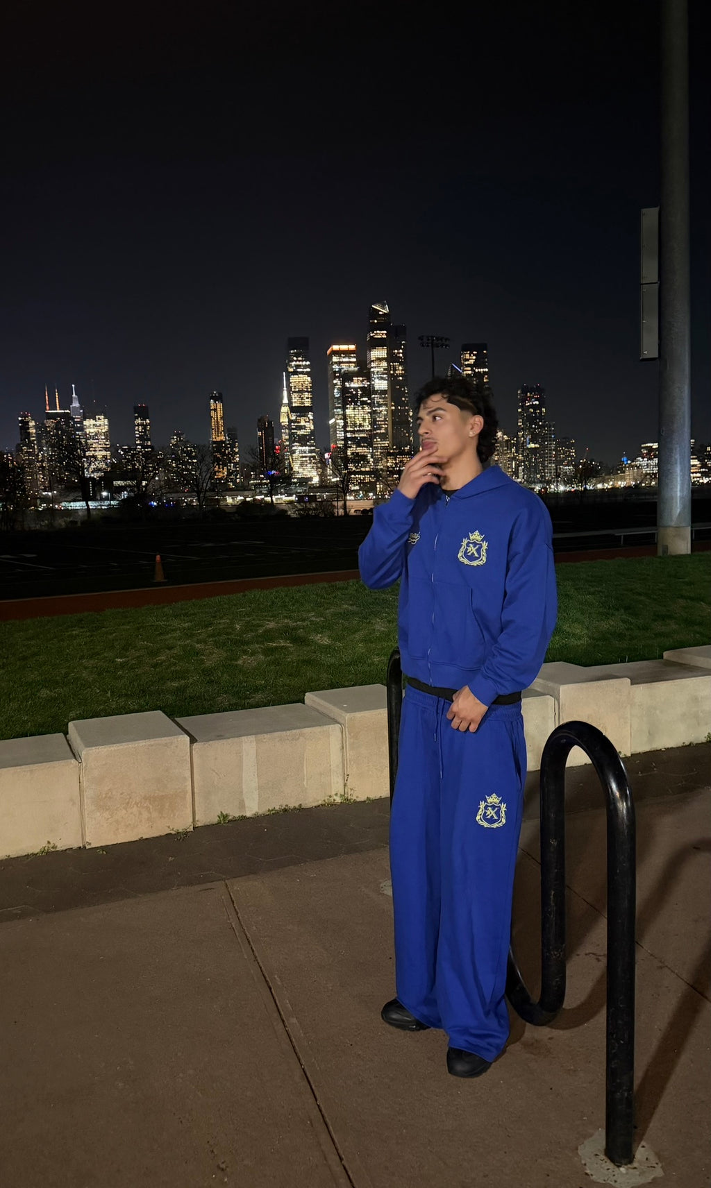 Royal Tracksuits Royal Blue ZipUp